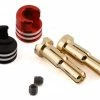 1UP Racing Heatsink Bullet Plug Grips w/4-5mm Bullets (Black/Red)