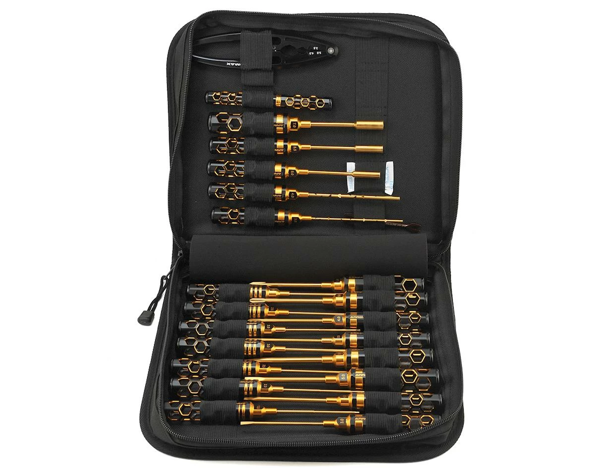 AM Arrowmax Black Golden Tool Set w/Tool Bag (23) 1 AM Arrowmax Black Golden Tool Set w/Tool Bag (23)