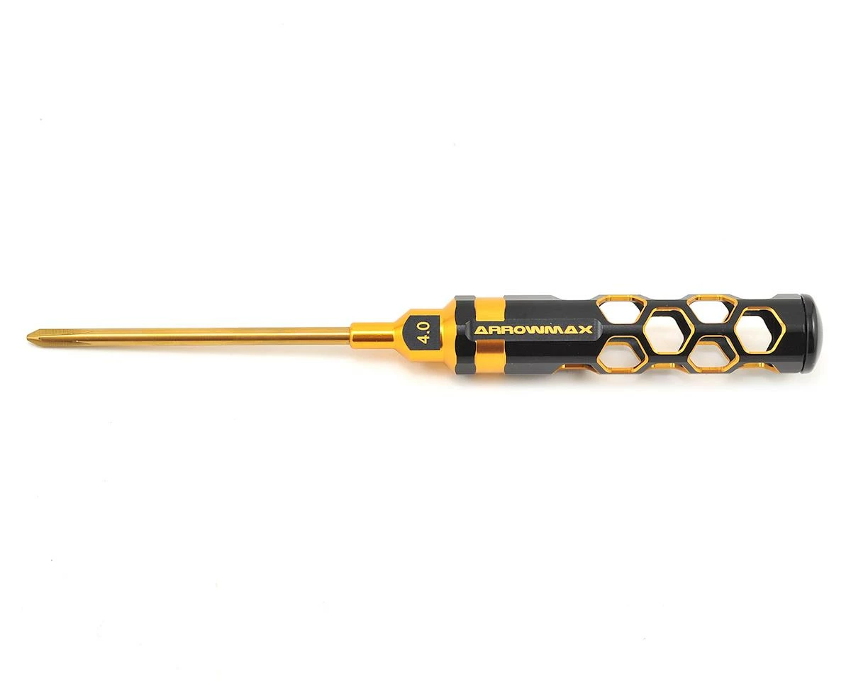 AM Arrowmax Black Golden Phillips Screwdriver (4.0mm) 1 AM Arrowmax Black Golden Phillips Screwdriver (4.0mm)