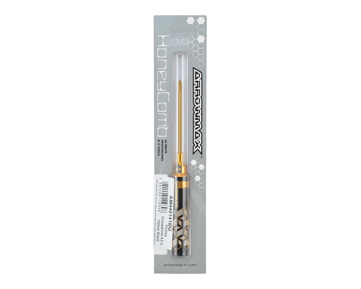 AM Arrowmax Black Golden Phillips Screwdriver (4.0mm) 2 AM Arrowmax Black Golden Phillips Screwdriver (4.0mm) - Image 2