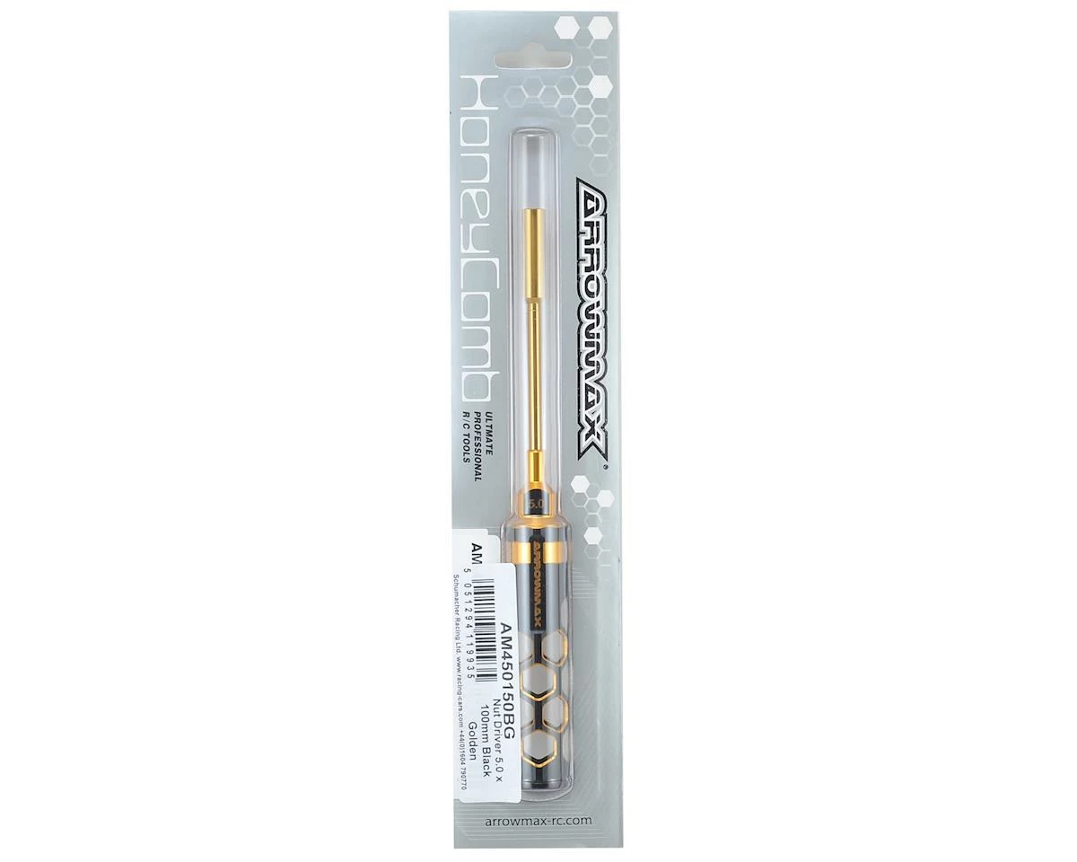 AM Arrowmax Black Golden Metric Nut Driver (5mm) 2 AM Arrowmax Black Golden Metric Nut Driver (5mm) - Image 2