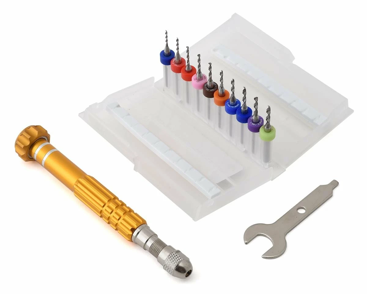 Avid RC Metric Shock Piston Drill Set (10) (1.1-2.0mm) 1 Avid RC Metric Shock Piston Drill Set (10) (1.1-2.0mm)