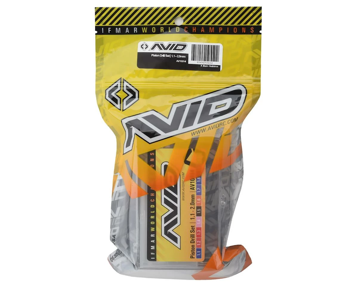 Avid RC Metric Shock Piston Drill Set (10) (1.1-2.0mm) 3 Avid RC Metric Shock Piston Drill Set (10) (1.1-2.0mm) - Image 3