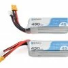 BetaFPV 4s 75C LiPo Battery (14.8V/450mAh) (2) w/XT-30 Connector