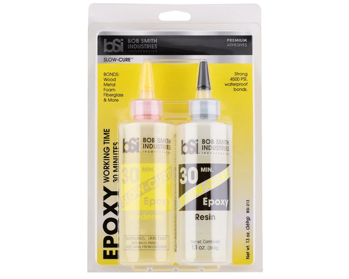 Bob Smith Industries SLOW-CURE 30 Minute Epoxy (13oz) 2 Bob Smith Industries SLOW-CURE 30 Minute Epoxy (13oz) - Image 2