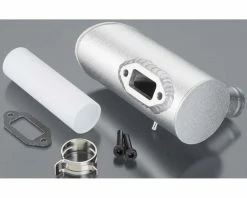 DLE Engines Muffler Left 1-Hole: DLE-120