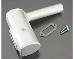 DLE Engines Muffler Left Two-Hole: DLE-170
