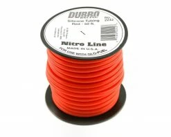 DuBro "Nitro Line" Silicone Fuel Tubing (Red) (50')