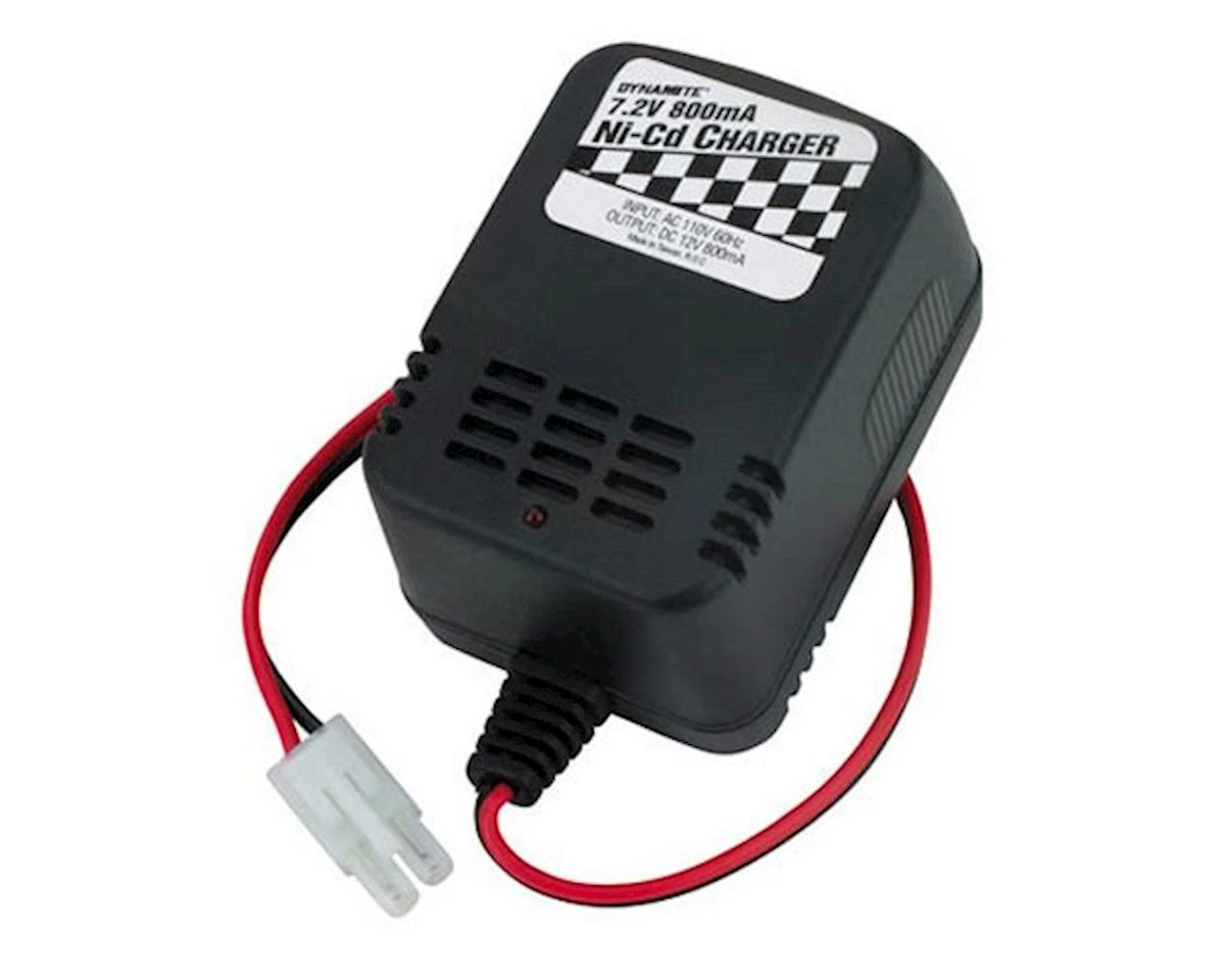Dynamite NiCd Battery Wall Charger w/Tamiya Connector (7.2V/6-Cell/0.8A) 1 Dynamite NiCd Battery Wall Charger w/Tamiya Connector (7.2V/6-Cell/0.8A)