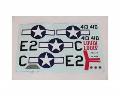 E-flite P-51D Mustang 1.5m Decal Set