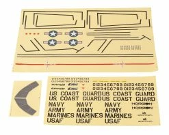 E-flite Cargo 1500 Decal Sheet