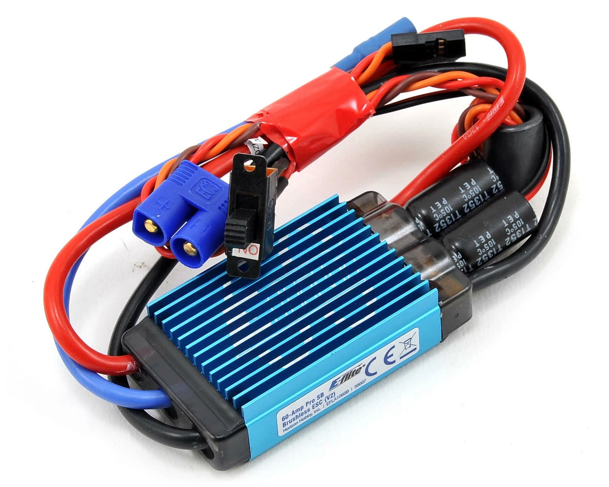 E-flite 60-Amp Pro Switch-Mode V2 BEC Brushless ESC 1 E-flite 60-Amp Pro Switch-Mode V2 BEC Brushless ESC