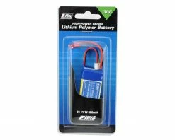 E-flite 3S LiPo Battery Pack 30C (11.1V/800mAh) w/JST Connector -Airplane Model Shop eflb8003sj30 1