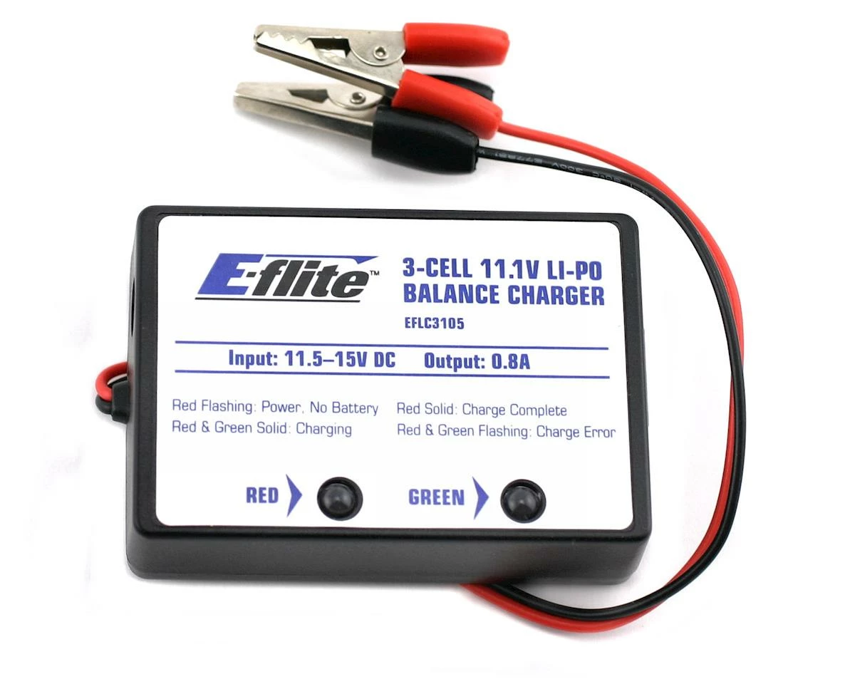 E-flite 3 Cell Li-Polymer Balance Charger (0.8A) 1 E-flite 3 Cell Li-Polymer Balance Charger (0.8A)