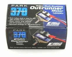 E-flite Park 370 BL Outrunner (1200kV) w/4mm Hollow Shaft -Airplane Model Shop eflm1210hs 2