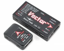 Eagle Tree Systems Vector FPV Flight Controller + OSD (Wire Leads) w/Current Sensor/PSU