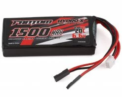 Fantom Marine Racing Series 2S LiFe Receiver Battery Pack (6.6V/1500mAh) w/JST Connector