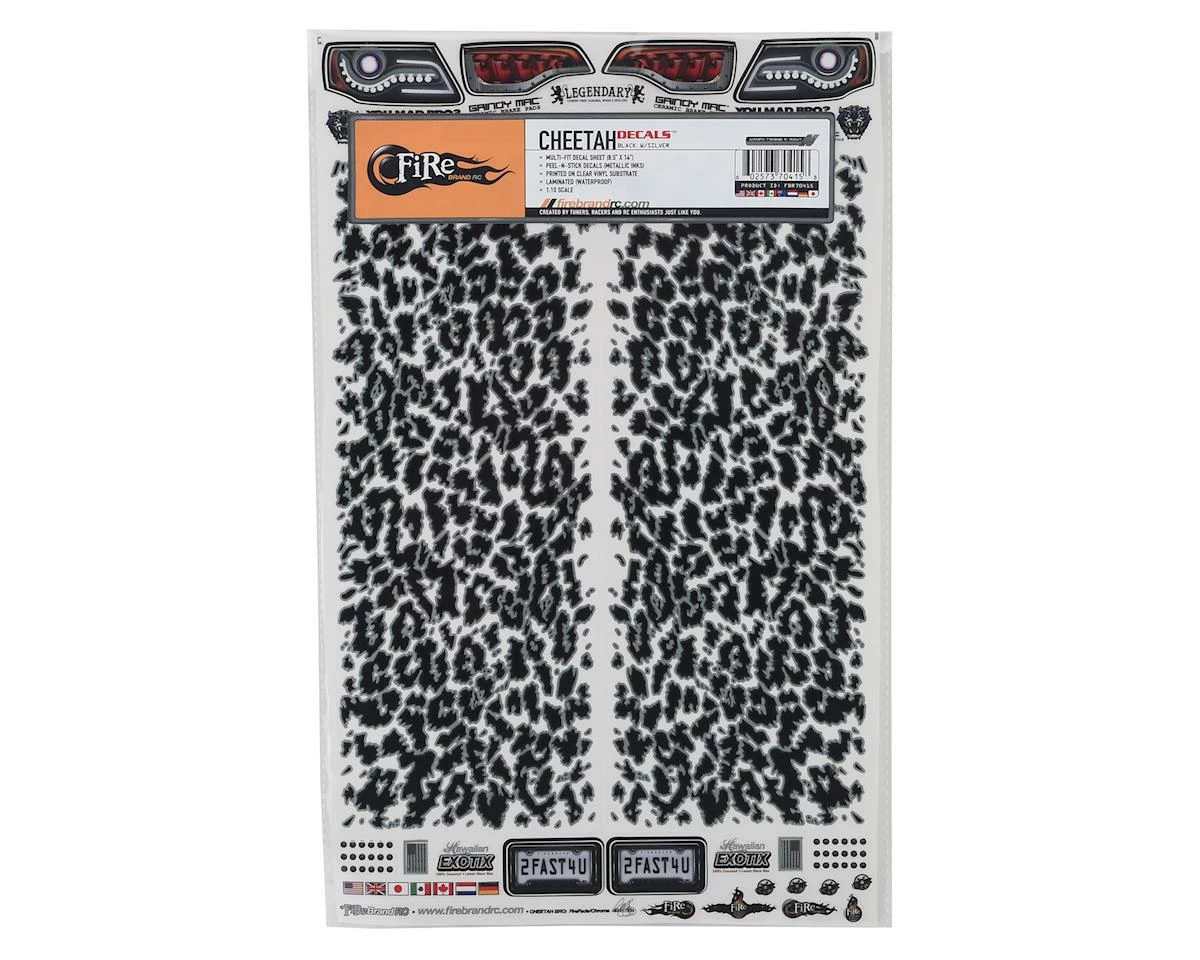 Firebrand RC Cheetah Decals 2 Firebrand RC Cheetah Decals - Image 2