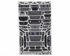 Firebrand RC Grilles Multi-Fit Decal Sheet (8.5x14")