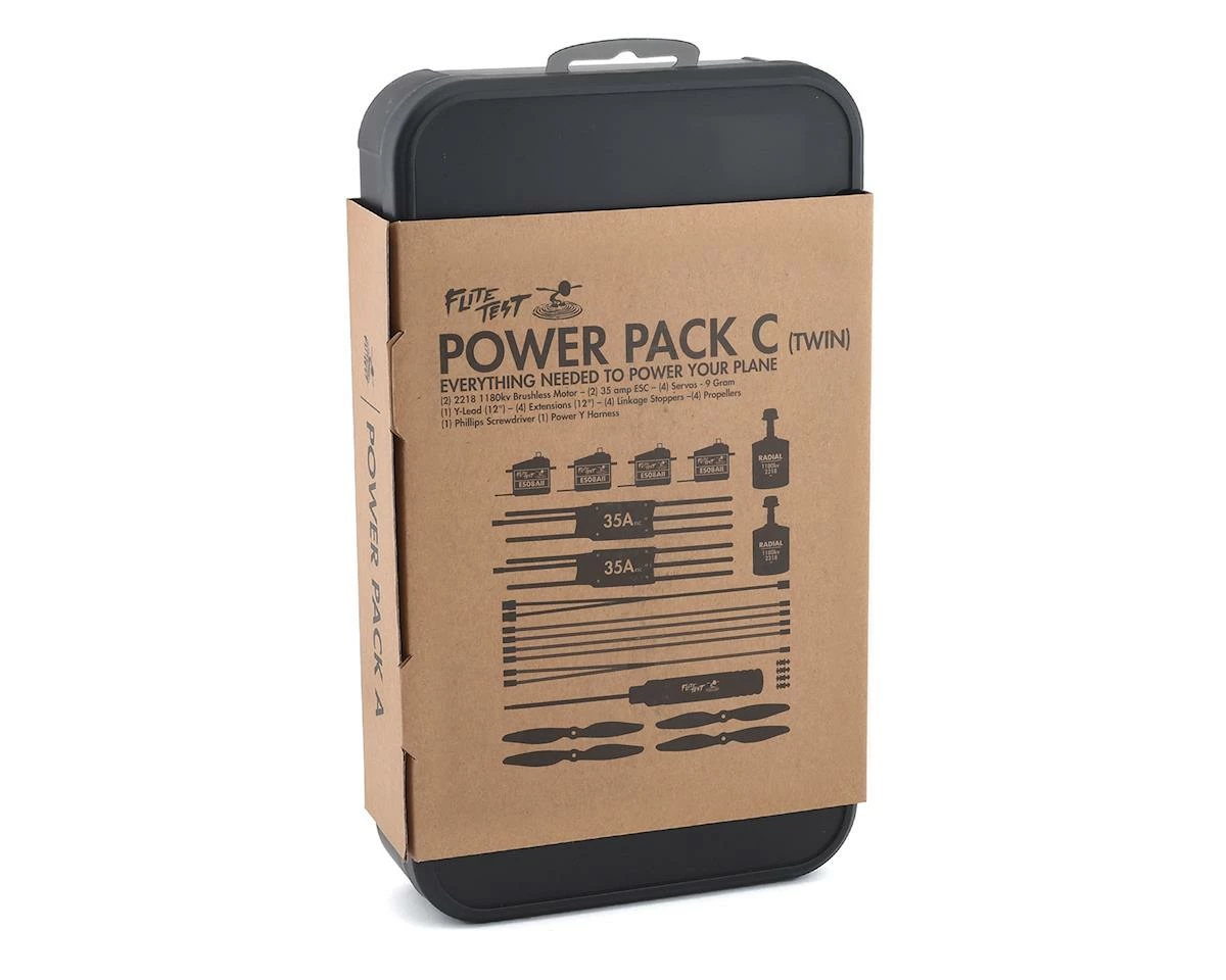 Flite Test Power Pack C Twin "Radial Edition" 3 Flite Test Power Pack C Twin "Radial Edition" - Image 3
