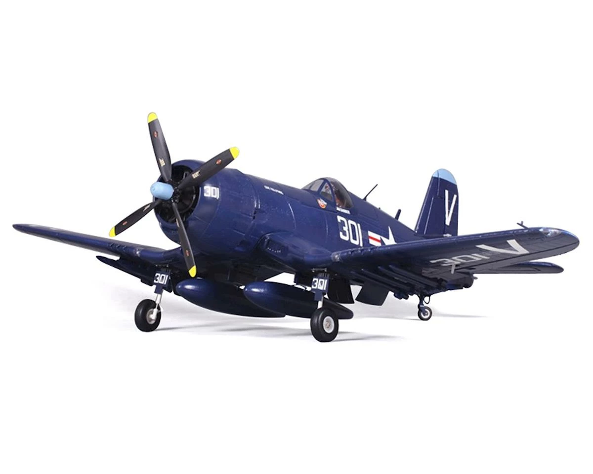 FMS F4U-4 Corsair Warbird Plug-N-Play Electric Airplane (1400mm) (Blue) 1 FMS F4U-4 Corsair Warbird Plug-N-Play Electric Airplane (1400mm) (Blue)