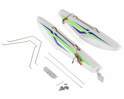 Flex Innovations RV-8 10E Float Set w/LEDs (Green)
