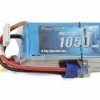 Gens Ace 6s LiPo Battery 45C (22.2V/1050mAh) w/EC3 Connector
