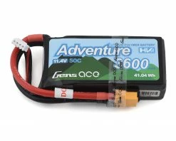 Gens Ace Adventure 3S 50C LiHV Battery Pack (11.4V/3600mAh) w/XT-60 Connector