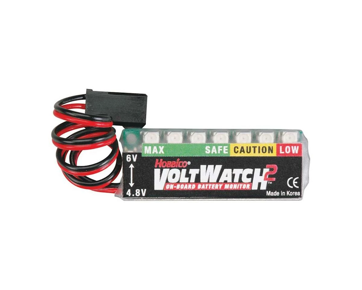 Hobbico Voltwatch2 4.8V/6V Rx Battery Monitor 1 Hobbico Voltwatch2 4.8V/6V Rx Battery Monitor