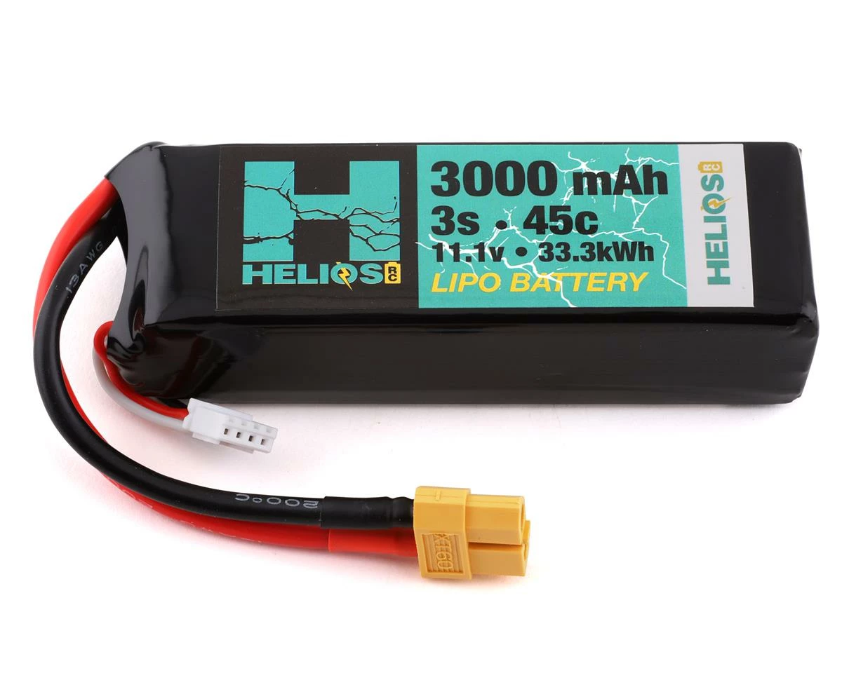 Helios RC 3S 45C LiPo Battery w/XT60 Connector (11.1V/3000mAh) 1 Helios RC 3S 45C LiPo Battery w/XT60 Connector (11.1V/3000mAh)