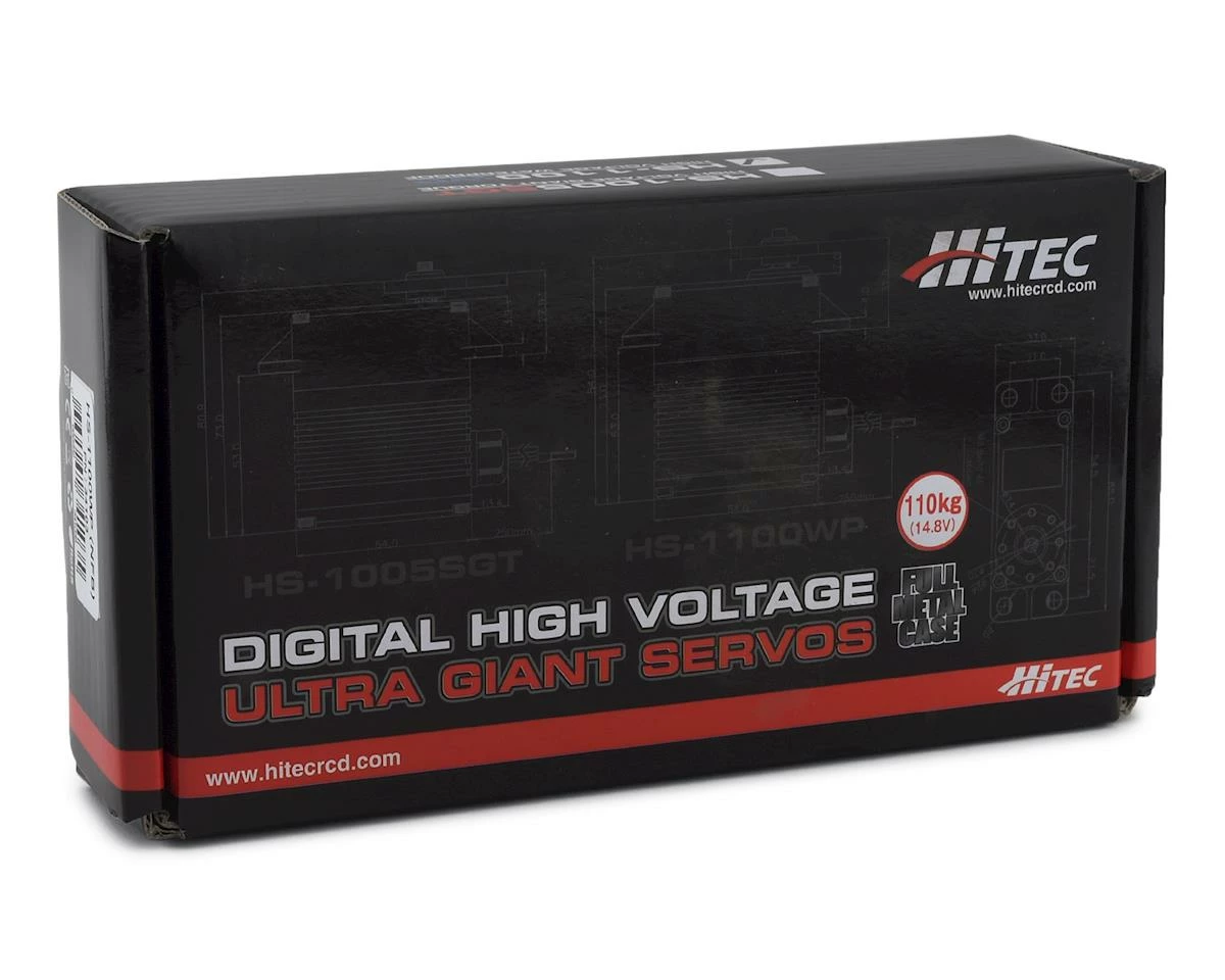 Hitec HS-1100WP Waterproof Ultra-Heavy Duty Full Metal Giant Scale Servo 3 Hitec HS-1100WP Waterproof Ultra-Heavy Duty Full Metal Giant Scale Servo - Image 3