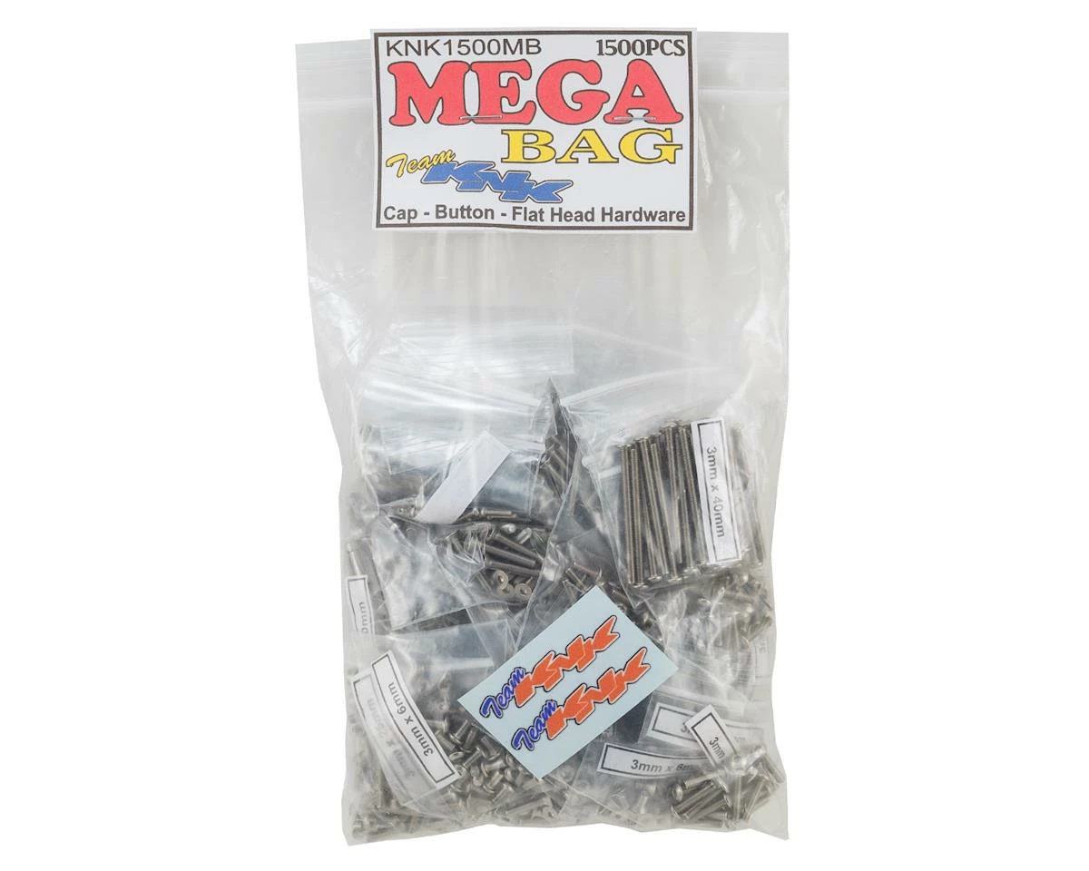 Team KNK Mega Bag Stainless Hardware Kit (1500) 1 Team KNK Mega Bag Stainless Hardware Kit (1500)