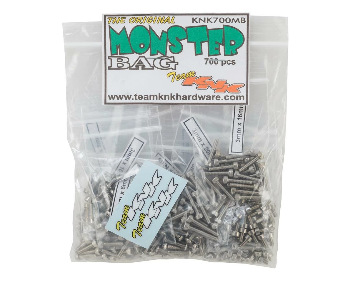 Team KNK Monster Bag Stainless Hardware Kit (700) 1 Team KNK Monster Bag Stainless Hardware Kit (700)