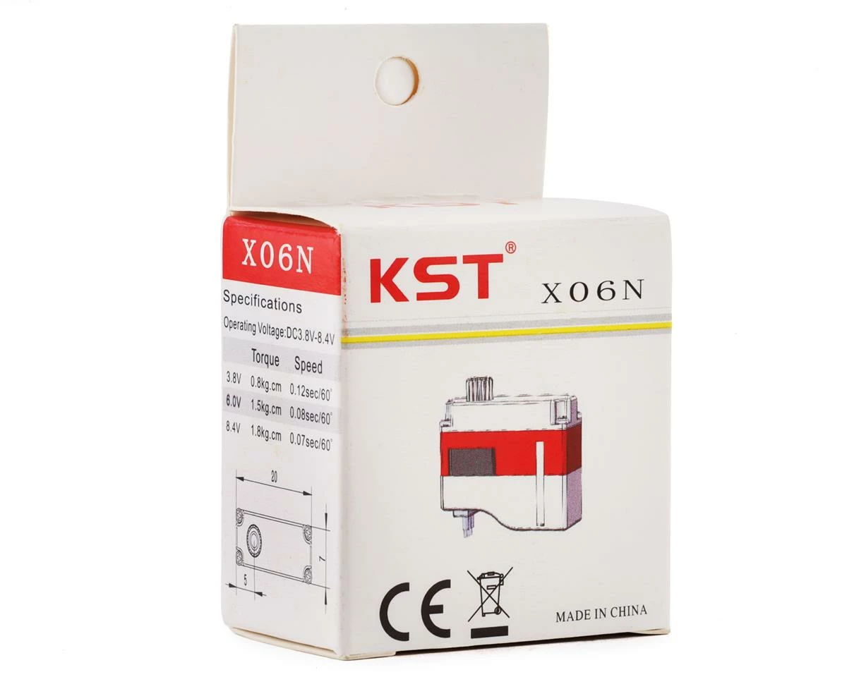 KST X06N Micro Digital Metal Gear Servo (Flangeless) 3 KST X06N Micro Digital Metal Gear Servo (Flangeless) - Image 3