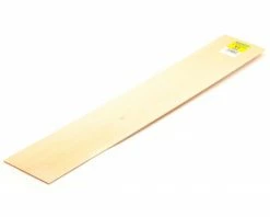 Midwest 3/32 x 4 x 24" Basswood Strip (15)