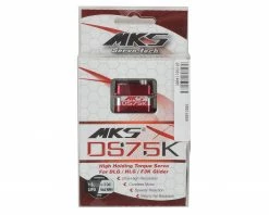 MKS Servos DS75K Titanium Gear High Speed Glider Wing Servo w/Aluminum Case -Airplane Model Shop mks ds75k 2