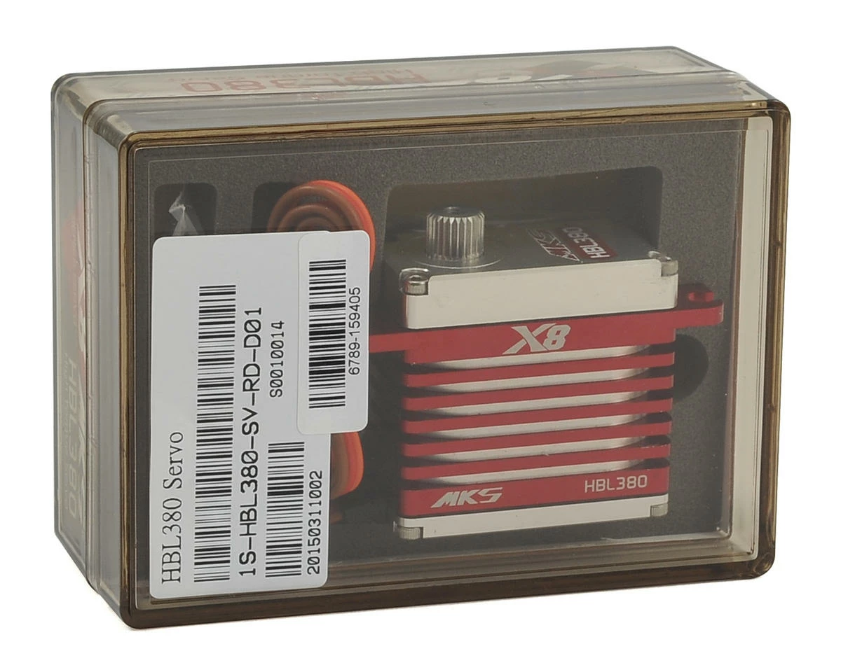 MKS Servos X8 HBL380 Brushless Ti-Gear High Torque Large Scale Servo (High Voltage) 3 MKS Servos X8 HBL380 Brushless Ti-Gear High Torque Large Scale Servo (High Voltage) - Image 3