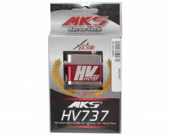MKS Servos HV737 Titanium Gear High Speed Servo w/Aluminum Case (High Voltage) -Airplane Model Shop mks hv737 2