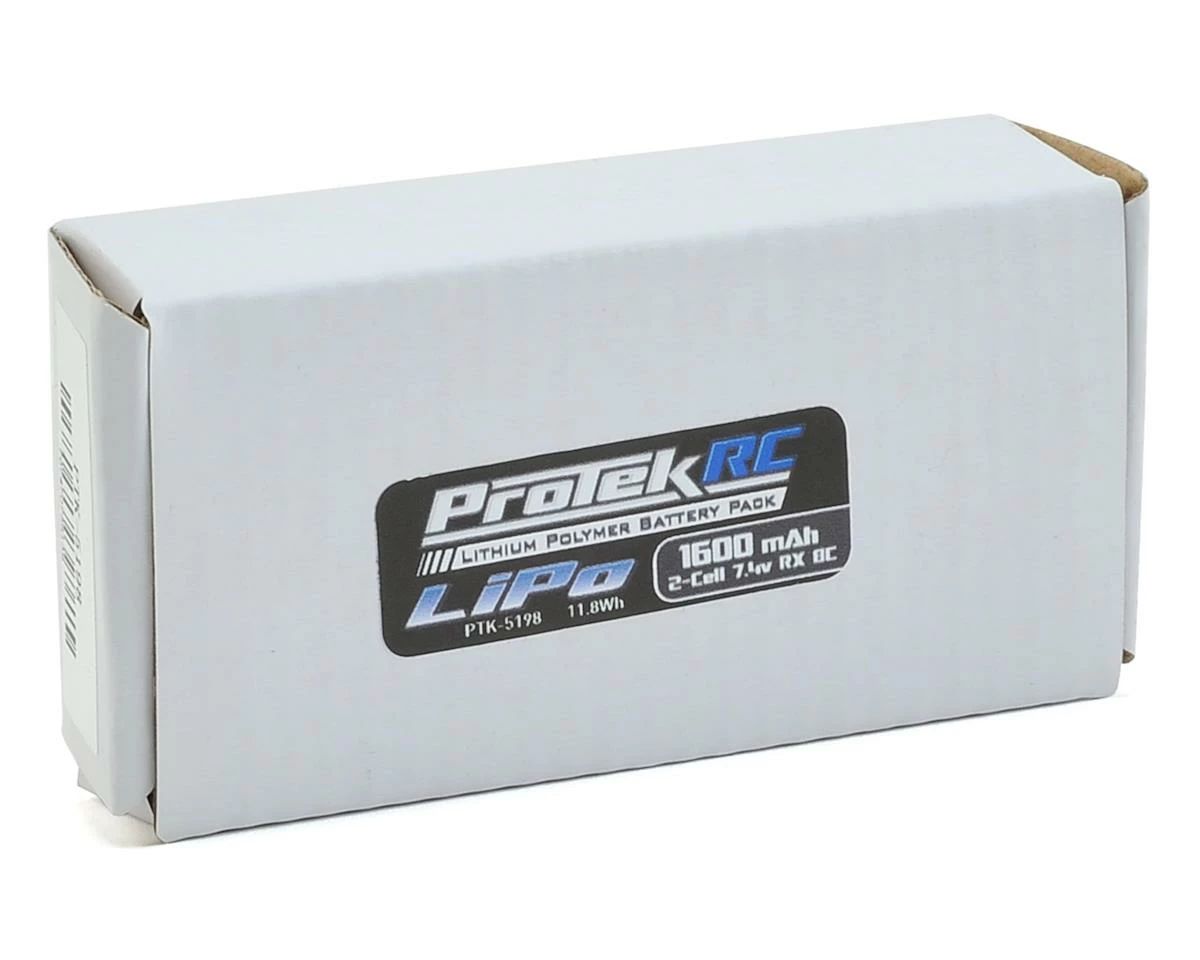 ProTek RC Lightweight LiPo Receiver Battery Pack (Mugen/AE/XRAY/8ight-X) (7.4V/1600mAh) (w/Balance Plug) 2 ProTek RC Lightweight LiPo Receiver Battery Pack (Mugen/AE/XRAY/8ight-X) (7.4V/1600mAh) (w/Balance Plug) - Image 2
