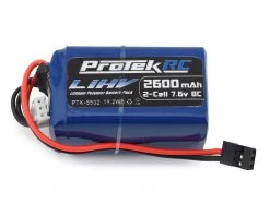 ProTek RC HV LiPo Hump Receiver Battery Pack (Kyosho/Tekno) (7.6V/2600mAh) (w/Balancer Plug)