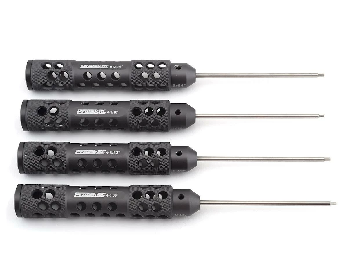ProTek RC "TruTorque SL" Standard Hex Driver Set (4) (0.05”, 1/16”, 5/64”, 3/32") 1 ProTek RC "TruTorque SL" Standard Hex Driver Set (4) (0.05”, 1/16”, 5/64”, 3/32")