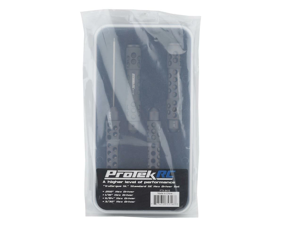 ProTek RC "TruTorque SL" Standard Hex Driver Set (4) (0.05”, 1/16”, 5/64”, 3/32") 2 ProTek RC "TruTorque SL" Standard Hex Driver Set (4) (0.05”, 1/16”, 5/64”, 3/32") - Image 2