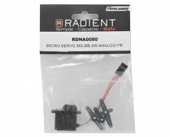 Radient RS-SM125-MG 13g Micro 1/18 Analog Metal Gear Servo 5 Radient RS-SM125-MG 13g Micro 1/18 Analog Metal Gear Servo -Airplane Model Shop rdna0080 2