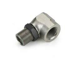Saito Engines Muffler, Right Angle Adapter: 120-180, 300