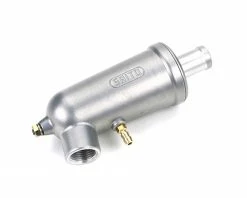 Saito Engines Muffler, 12mm Revised Cast: 91-100