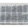 Samix Long Stainless Steel M3 Screw Set w/Plastic Box (300) (Flat Head/Button Head)