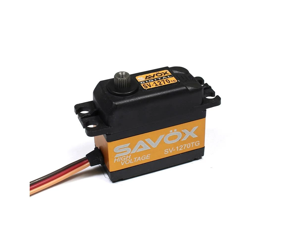 Savox SV-1270TG Digital "Monster Torque" Titanium Gear Servo (High Voltage) 1 Savox SV-1270TG Digital "Monster Torque" Titanium Gear Servo (High Voltage)
