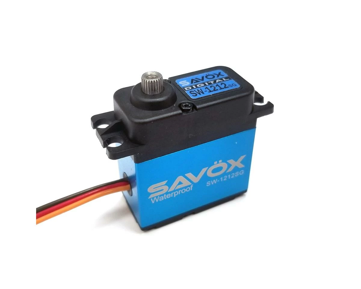 Savox SW-1212SG Waterproof Aluminum Case Steel Gear Digital Servo (High Voltage) 1 Savox SW-1212SG Waterproof Aluminum Case Steel Gear Digital Servo (High Voltage)