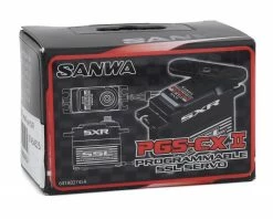 Sanwa/Airtronics PGS-CX II Hi-Torque Programmable Servo (High Voltage) -Airplane Model Shop snw107a54525a 2