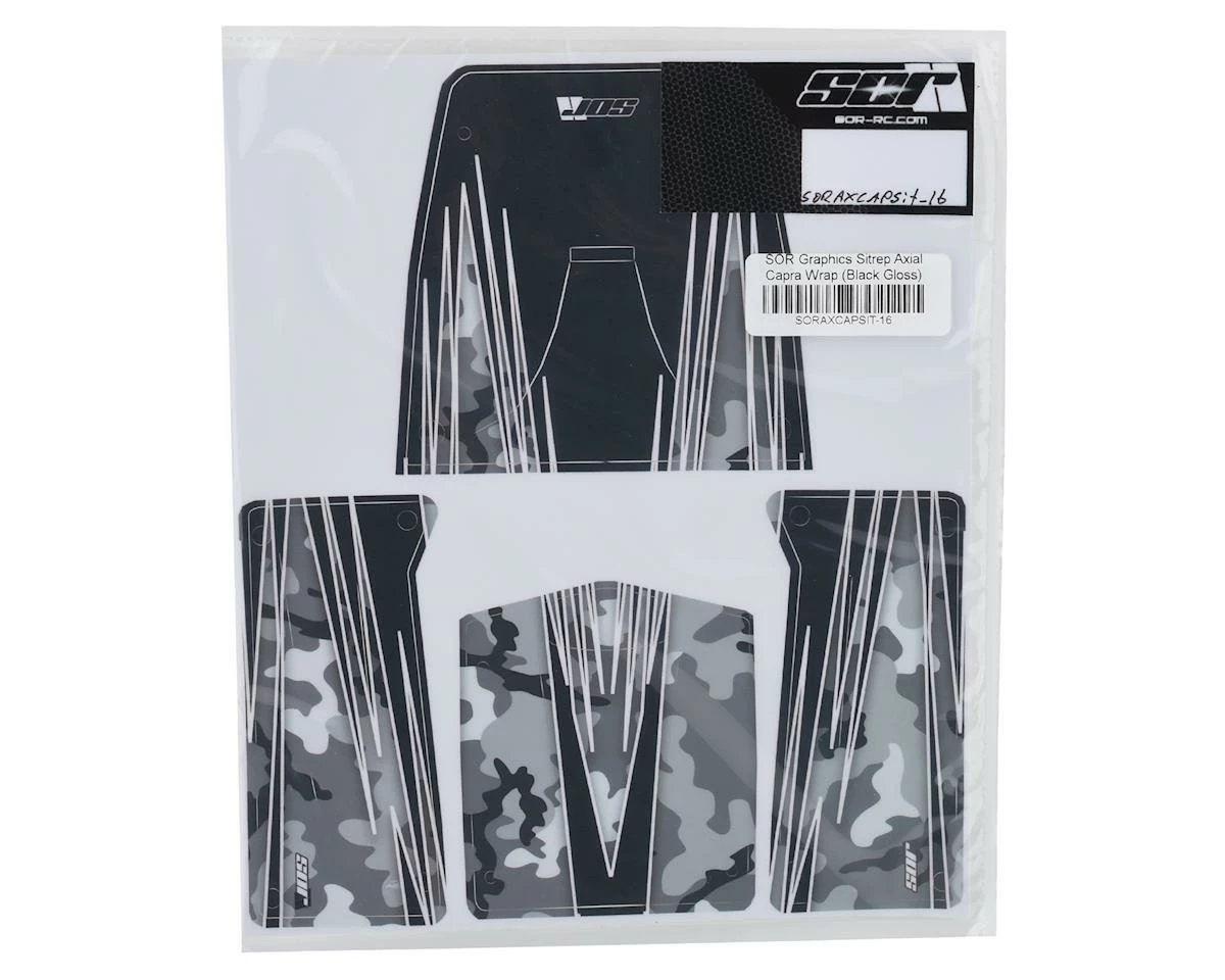 SOR Graphics SitRep Axial Capra Wrap (Black Gloss) 2 SOR Graphics SitRep Axial Capra Wrap (Black Gloss) - Image 2